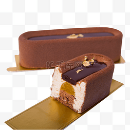 巧克力夹心甜品图片_巧克力夹心法式甜点
