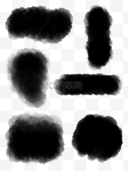 水墨墨迹手绘黑色泼墨中国风设计