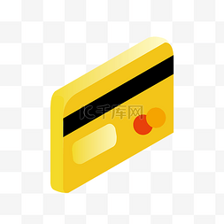 立体c4d银行卡信用卡刷卡矢量素材