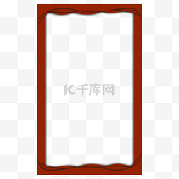 边框纹理中国风图片_新年红色边框纹理电商