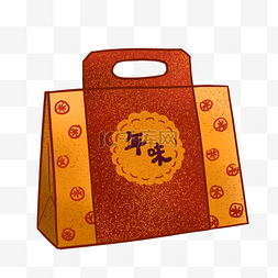 春节礼品袋和礼盒PNG免抠素材