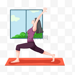 运动垫子图片_室内瑜伽健身