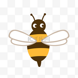 可爱的小蜜蜂卡通图片_可爱的小蜜蜂图标