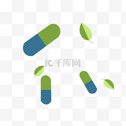 产业链条图片_绿色的医药胶囊下载
