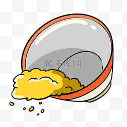 黄小米元素图片_食物小米碗