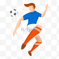 世界杯标志图片_矢量正在踢足球的人