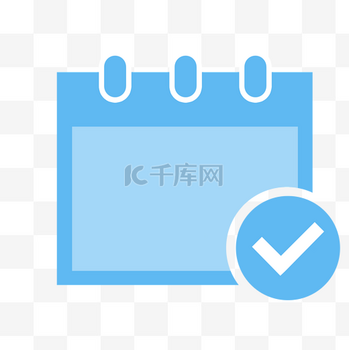 卡通绿色对号_EPS_素材_图片-千库网