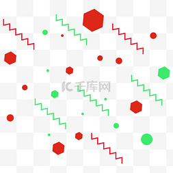 卡通矢量促销漂浮氛围电商