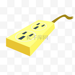  黄色插座 