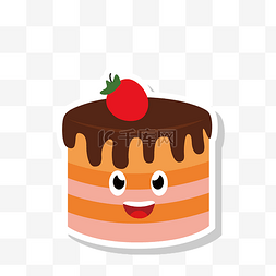 蛋糕甜点抠图图片_可爱的的蛋糕矢量免抠图