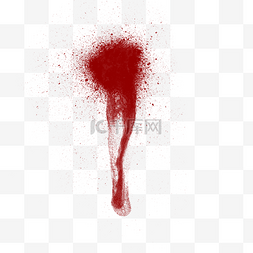 血迹喷溅效果图片_流注状血液矢量图png