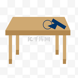 尺格图片_ 木质桌子 