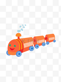 儿童玩具元素之卡通可爱小火车