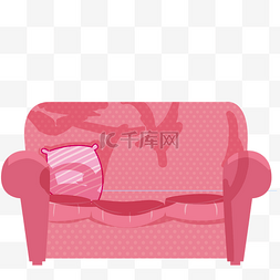 沙发免抠图图片_粉色沙发免抠图免费下载