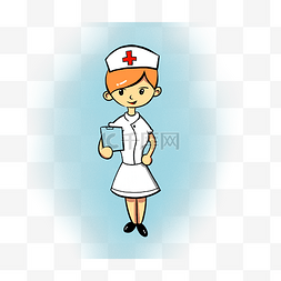 可爱小护士图片_医疗小护士女护士红十字白衣天使