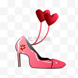 漂亮的高跟鞋图片_情人节红色的高跟鞋