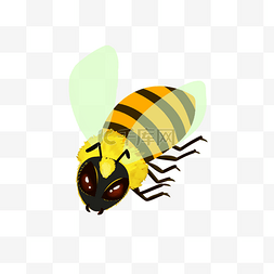 仿真蜜蜂图片_卡通飞翔的蜜蜂装饰图案PNG
