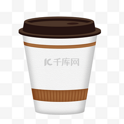 白色塑料咖啡杯图片_外带手拿白色质感咖啡杯