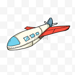 玩具遥控图片_卡通白色飞机模型