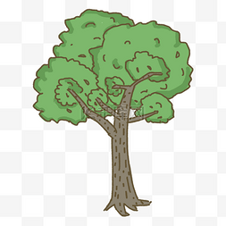 森林树木素材图片_创意大自然绿色植物树木生长元素