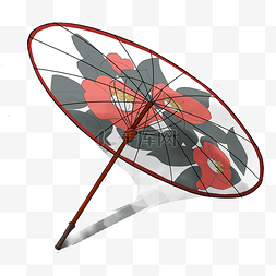 古典油纸伞水墨中国风PNG