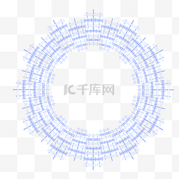 科技数码光圈圆环图