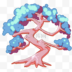 树木的年轮图图片_立春树木装饰插画