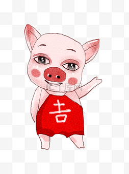 2019生肖猪猪年商用元素