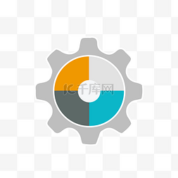 装饰图案免费下载图片_齿轮型PPT装饰