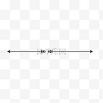 手绘黑色箭头分割线
