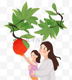 水果海报广告图片_卡通秋季水果主题插画