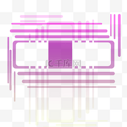 创新线框图片_渐变系列的紫色线框