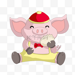 可爱小猪图片_春节新年猪