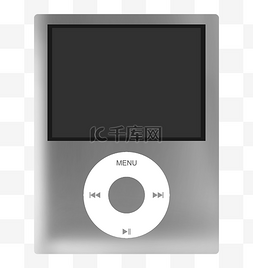  灰色电子MP3 