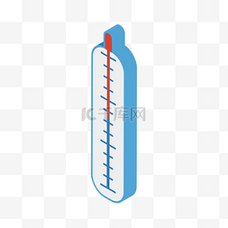 炎热手绘图片_矢量手绘卡通温度计