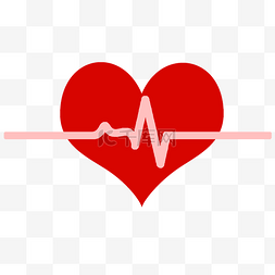 心脏修复图片_健康的人的红色心跳