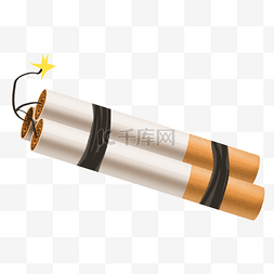 禁止吸烟公益插画