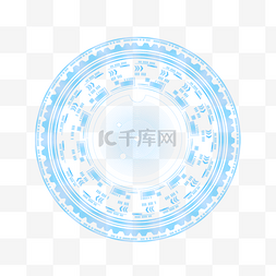 人工智能数据图图片_科技感大数据装饰人工智能几何圆