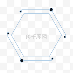 边框几何形状图片_科技感圆形线条几何形状装饰效果