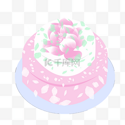 花瓣蛋糕图片_翻糖鲜花蛋糕