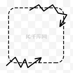 中国风素材框图片_曲线边框