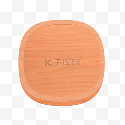 圆立体按钮图片_中秋节复古木制APP图标底纹