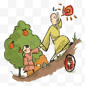 采菊东篱下图片_采菊东篱下素材-采菊东篱下图片大全-千库网