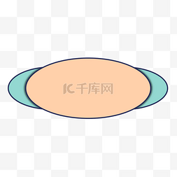 不规则图形对话框图片_几何多边形创意标题框