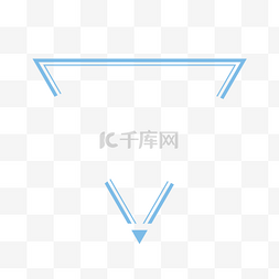 科技三角几何图片_倒三角图形