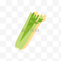 芹菜夏季蔬菜元素