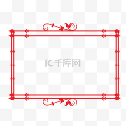 中式插画图片_传统节日中国风边框