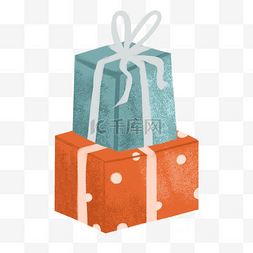 礼物盒图片_双十一购物礼物盒手绘装饰素材