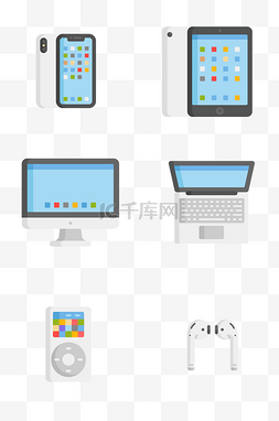横屏竖屏ipad图片_产品电子产品相关插画图标
