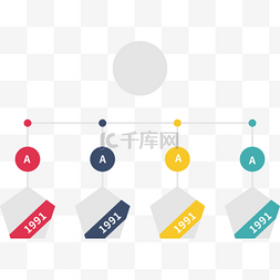 历程图图片_矢量手绘年份历程